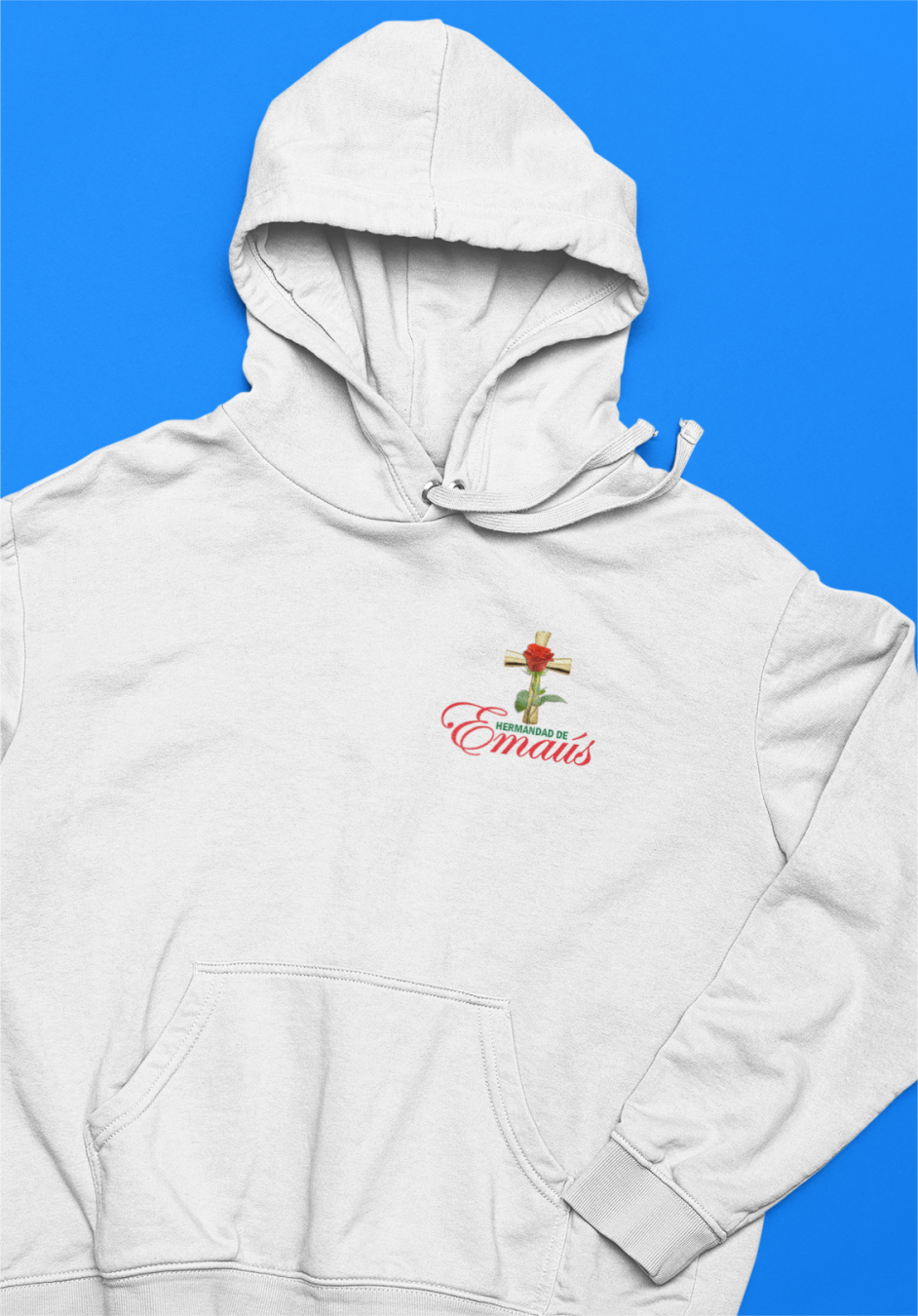Hoodie Pullover con Logo Emaus Bordado image 2