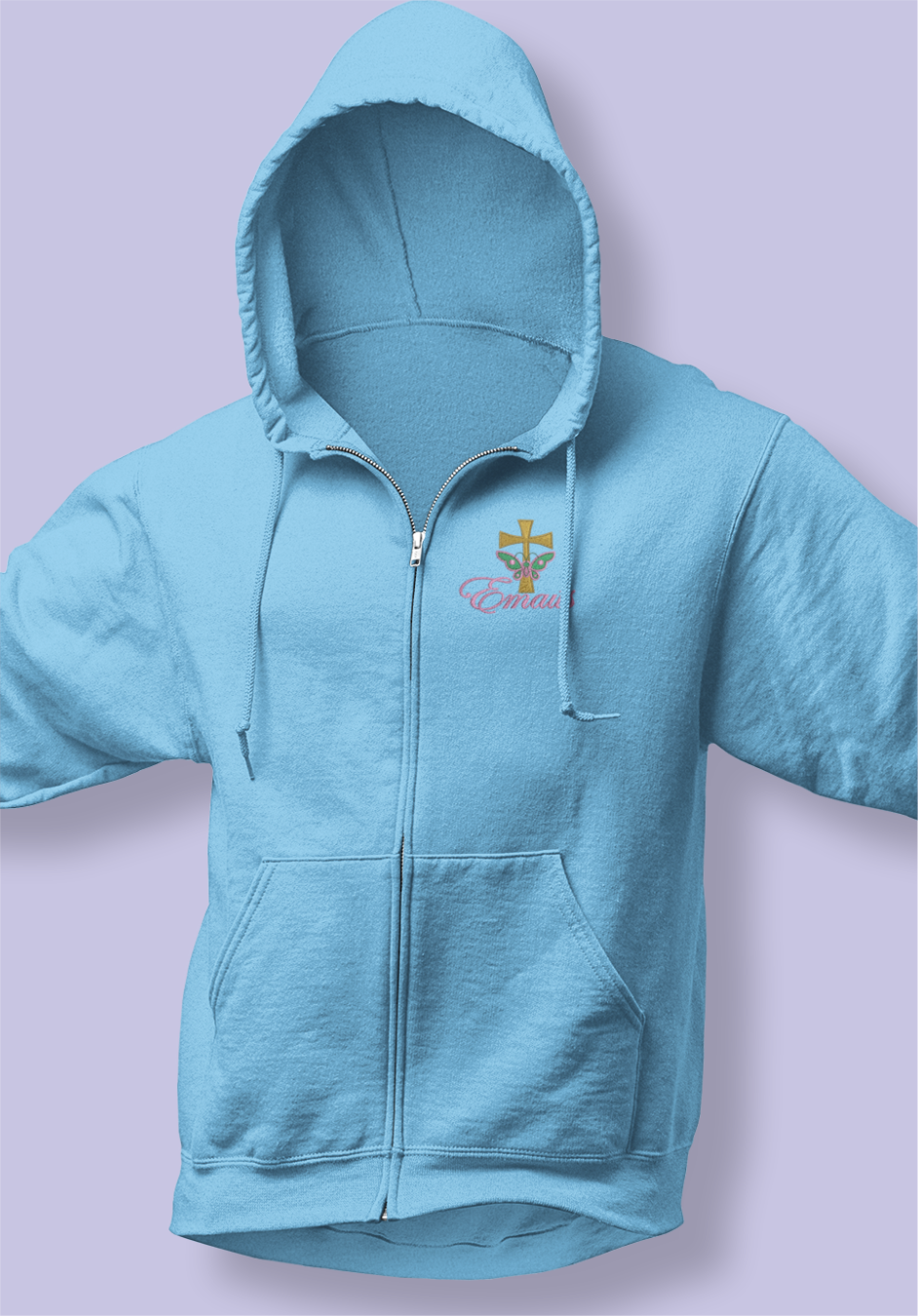 Hoodie Full Zipped - Logo Emaus Mujeres Bordado image 0
