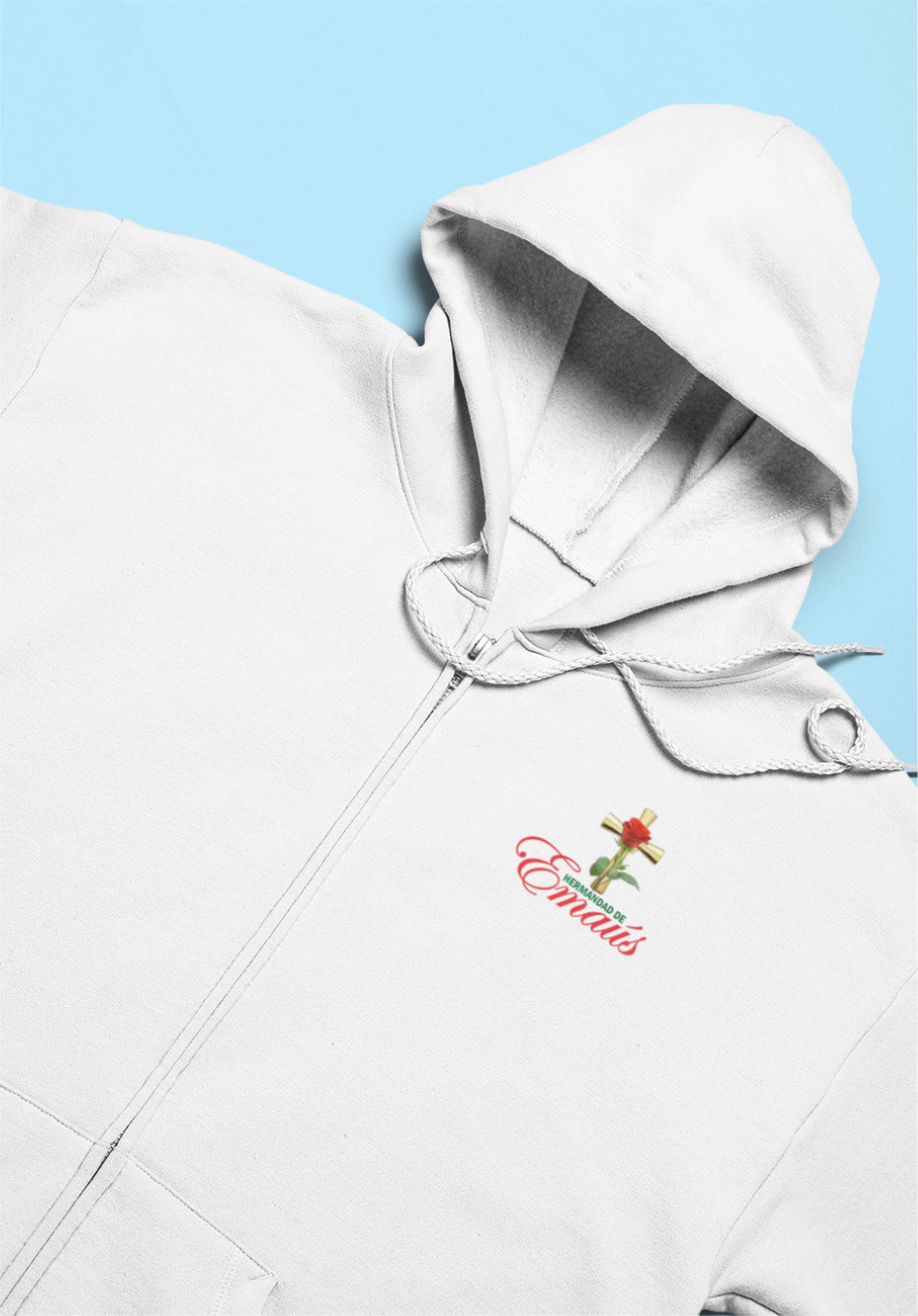 Hoodie Full Zipped - Logo Emaus Bordado image 1