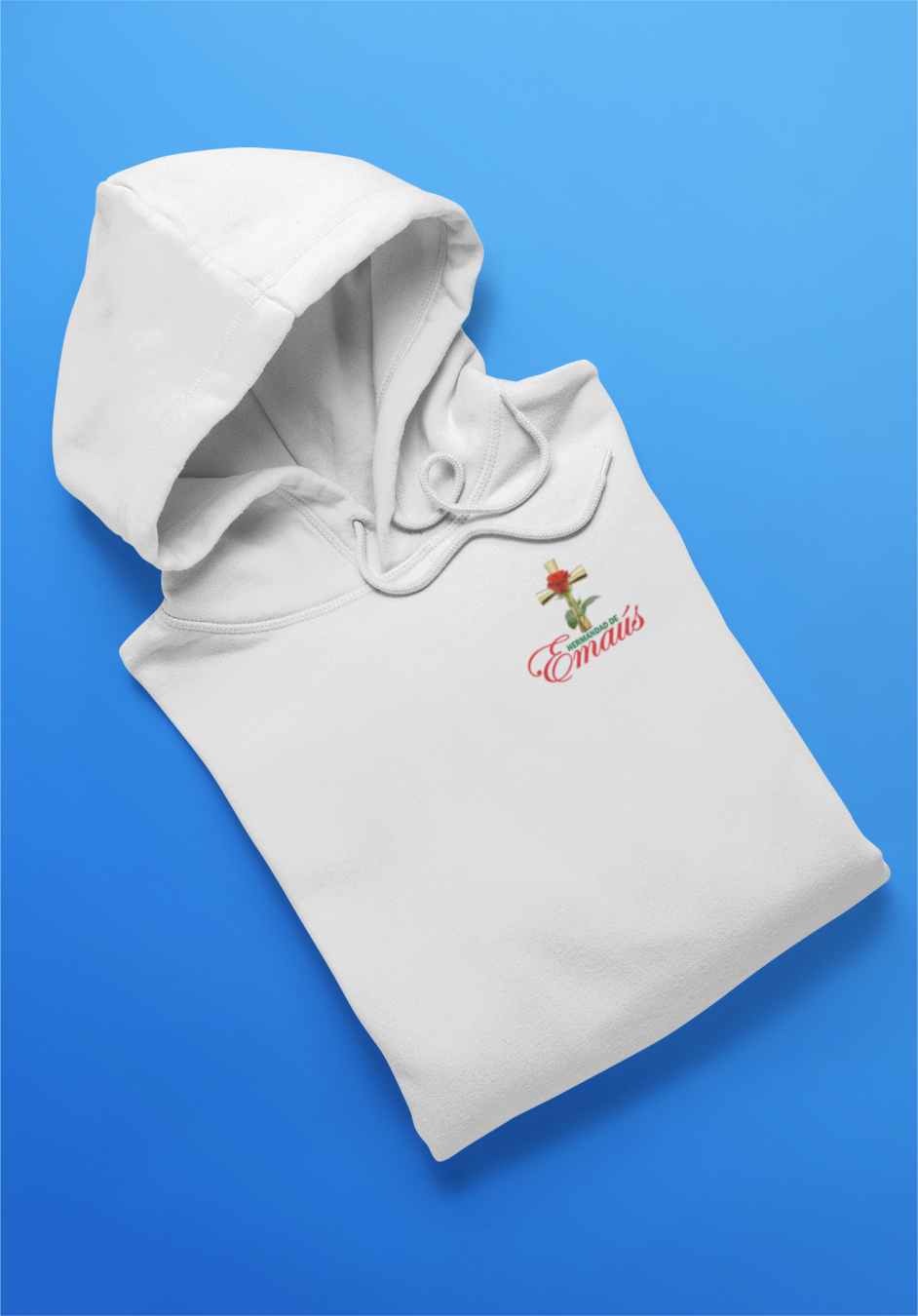 Hoodie Pullover con Logo Emaus Bordado image 1