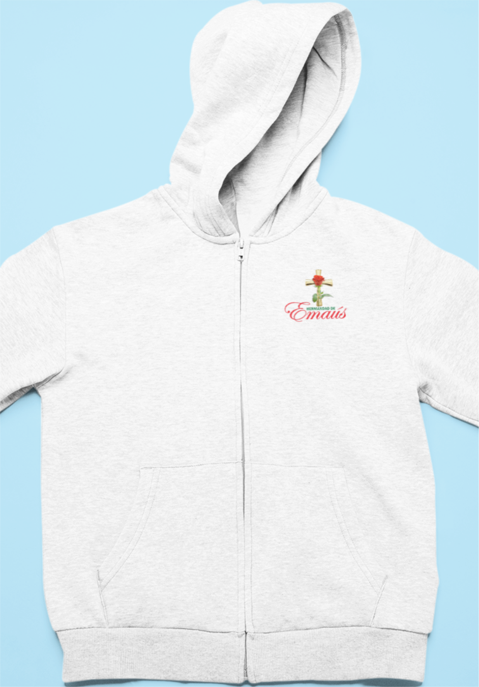 Hoodie Full Zipped - Logo Emaus Bordado image 2